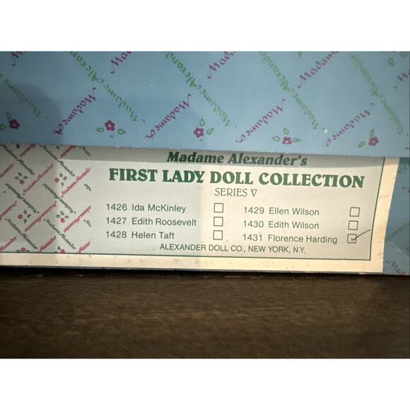 Madame Alexander First Ladies Doll Florence Harding w/ Box & Tag - Picture 8 of 8